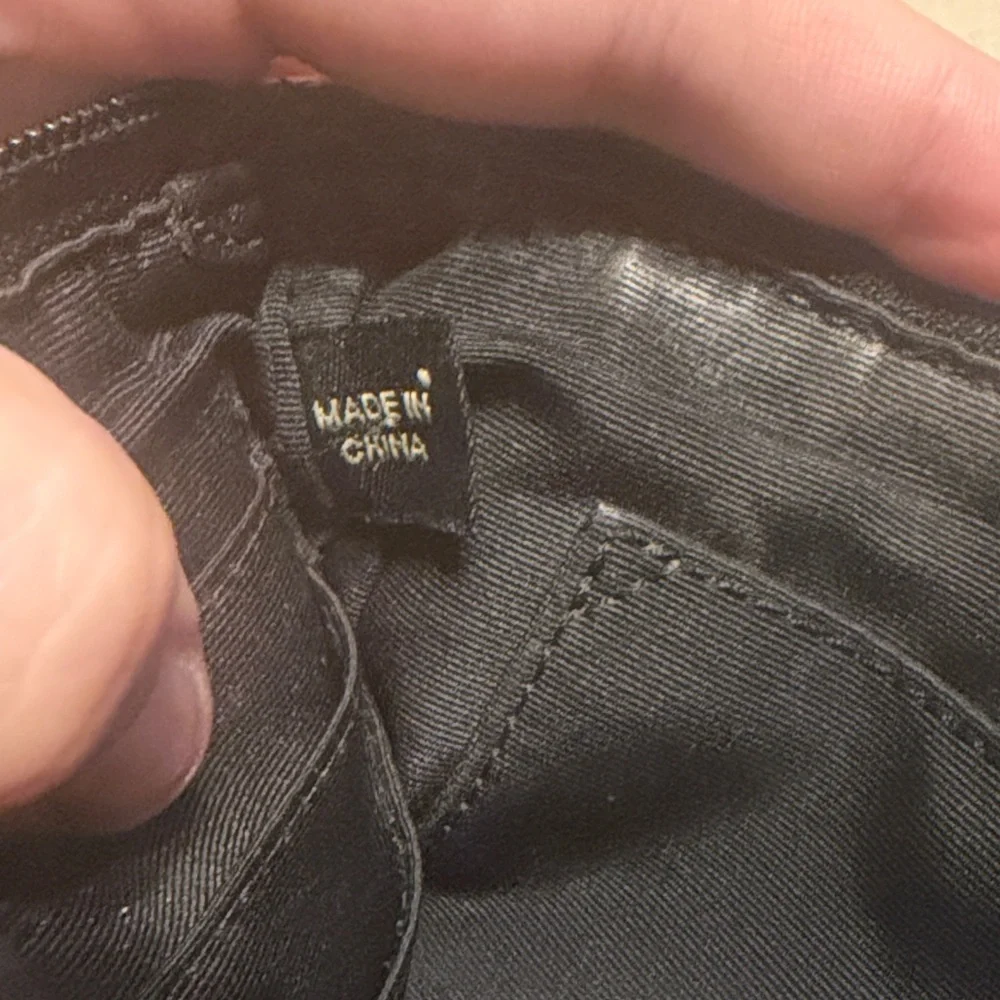 Coach Signature Black Wristlet Clutch